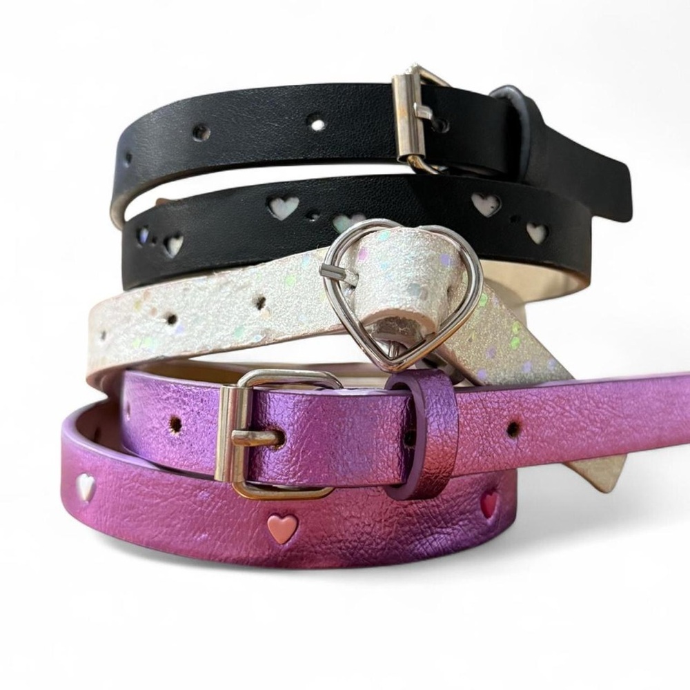 Girls Belt Bundle — Set of 3